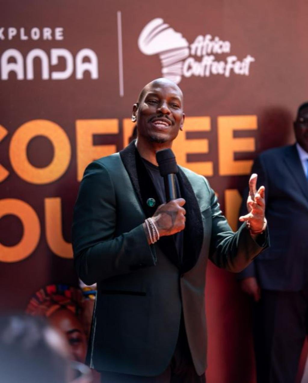 AMERICAN ACTOR AND SINGER TYRESE GIBSON ARRIVES IN UGANDA TO LAUNCH EXPLORE UGANDA COFFEE TOURISM