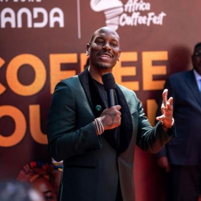 AMERICAN ACTOR AND SINGER TYRESE GIBSON ARRIVES IN UGANDA TO LAUNCH EXPLORE UGANDA COFFEE TOURISM