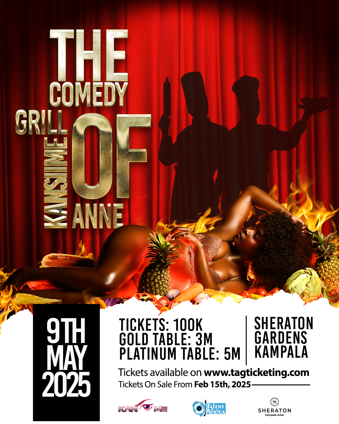 KANSIIME COMEDY GRILL-ticket artwork