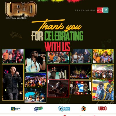 UB40 FEATURING ALI CAMPBELL LIGHTS UP KAMPALA WITH UNFORGETTABLE "NOBODY CAN STOP REGGAE" CONCERT!