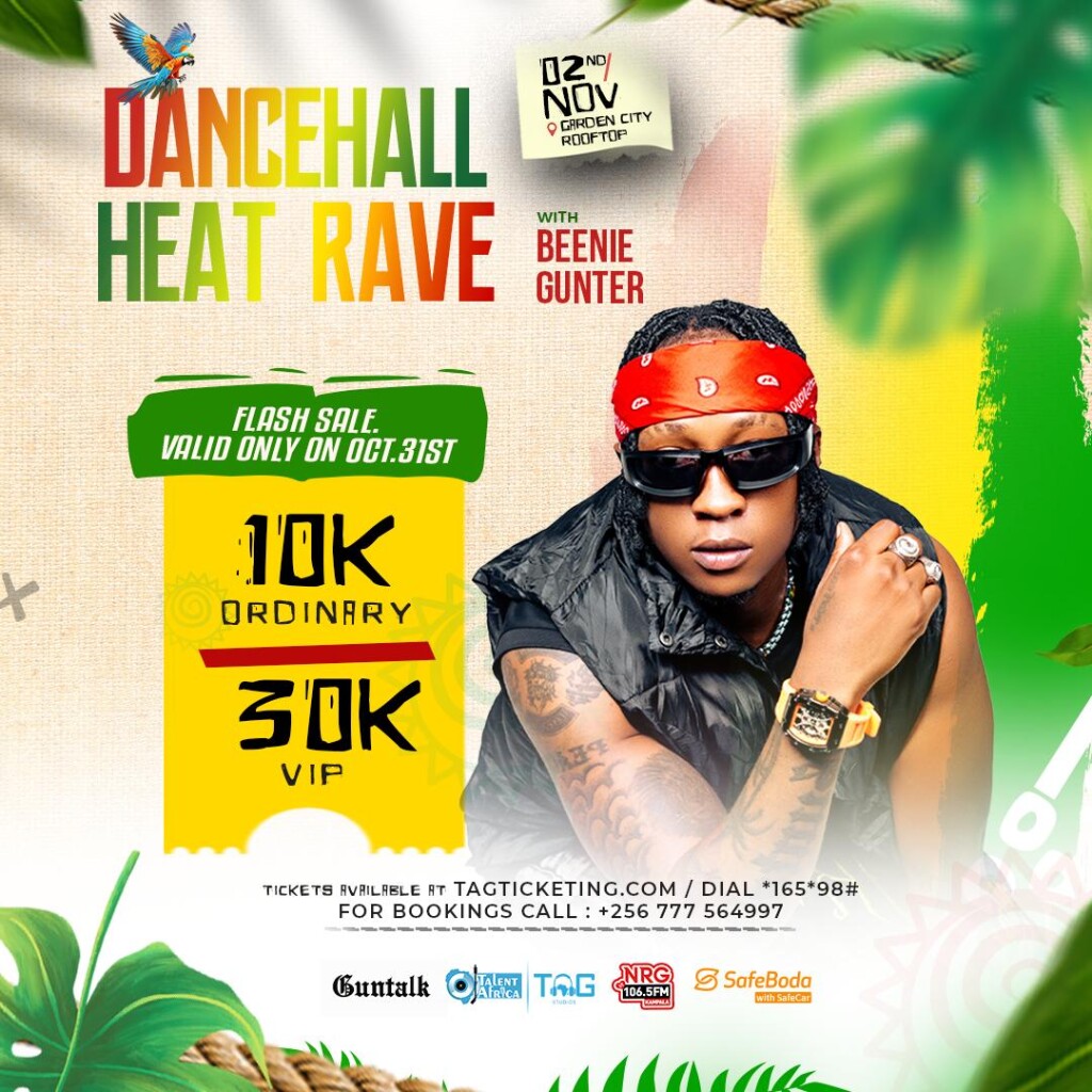 "Feel the Vibe: Beenie Gunter's Dancehall Heat Rave Ticket Flash Sale—Get Yours Before They're Gone!"
